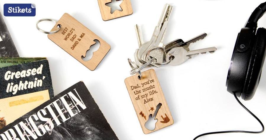 Porta-chaves de madeira Personalizado - 10un – copimaia